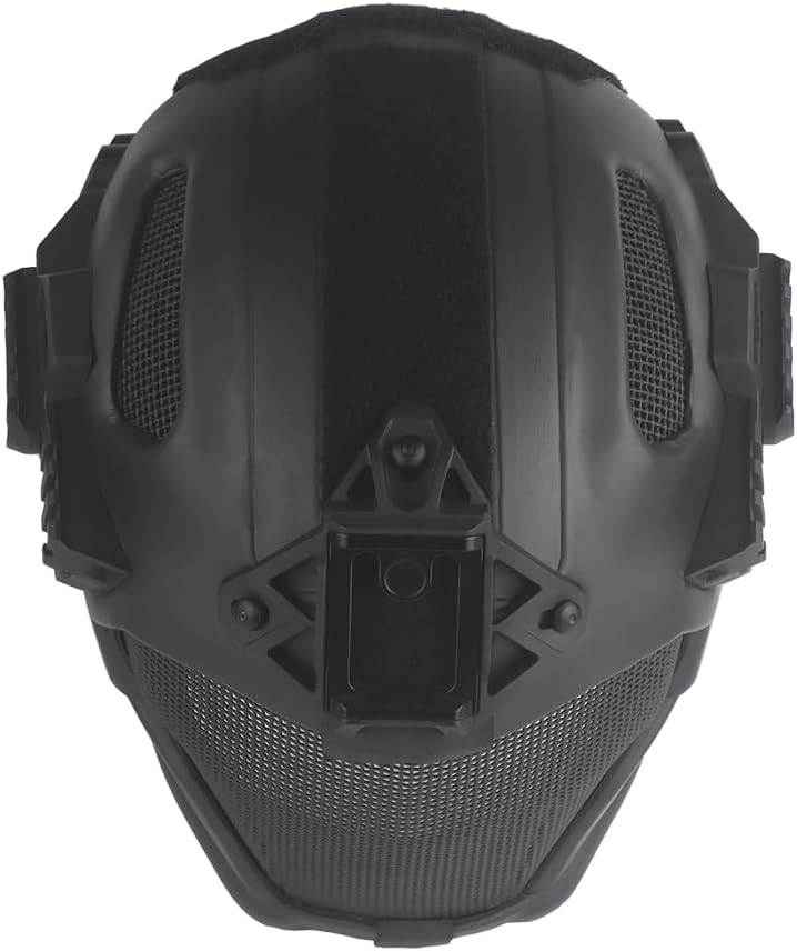 Willbebest Tactical Airsoft Helmet, High-end Paintball Full Face Mask Helmet (Built-in HD Headset and Anti-Fog Fan, Options) for Outdoor CS Games - Image 5